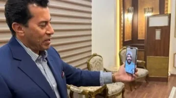 وزير الرياضة يتواصل عبر فيديو لاستئناف نشاط البطل الأولمبي كيشو بعد أزمته 1